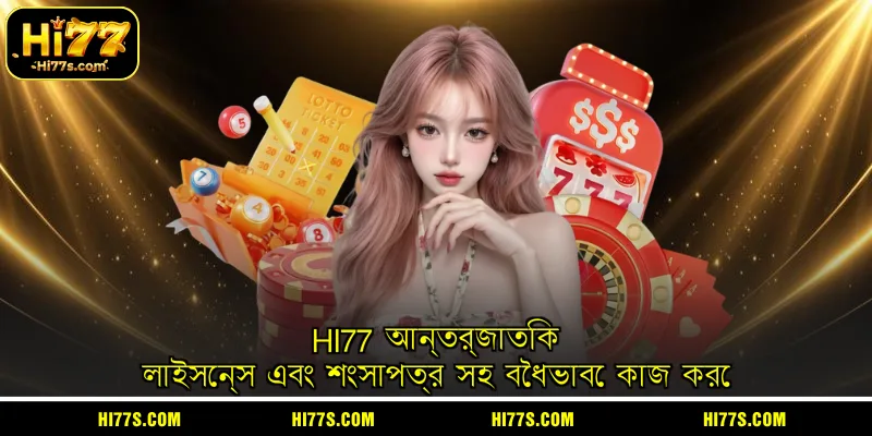 HI77 আন্তর্জাতিক লাইসেন্স এবং শংসাপত্র সহ বৈধভাবে কাজ করে