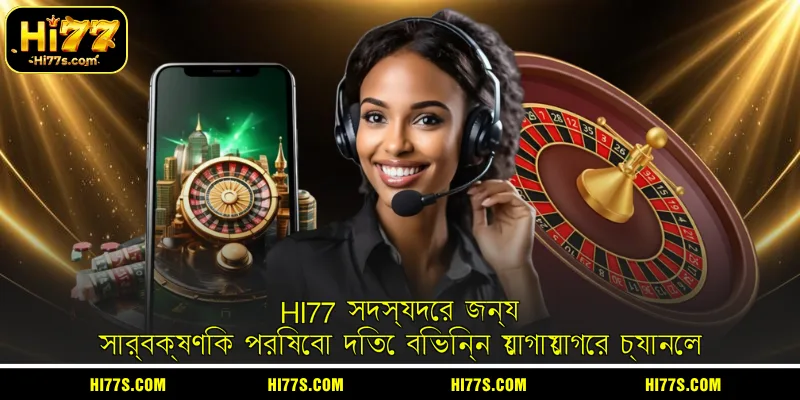 HI77 সদস্যদের জন্য সার্বক্ষণিক পরিষেবা দিতে বিভিন্ন যোগাযোগের চ্যানেল
